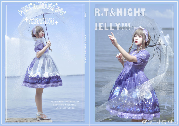 【lolita资讯】海之灵水母❤二小夜lolita洋装作坊-C3动漫网