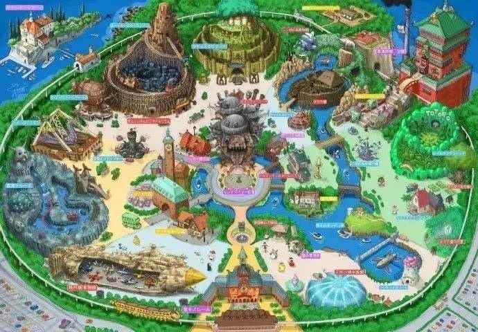 吉卜力主题乐园放出设计图 将于2022年开放-C3动漫网