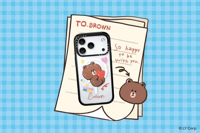 CASETiFY 携手 LINE FRIENDS 推出全新系列，献礼布朗熊15周年-C3动漫网